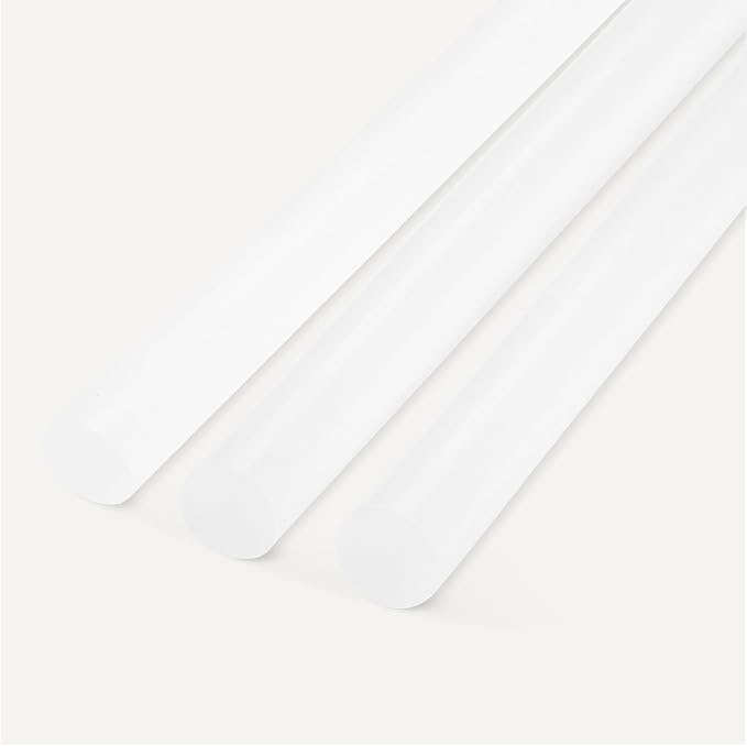 Amazon Basics Mini Size Hot Glue Sticks, 4" x 0.27", 100-Pack, Hot Melt Compatible with Most Glue Guns for Crafting, DIY, Home Repair, Transparent