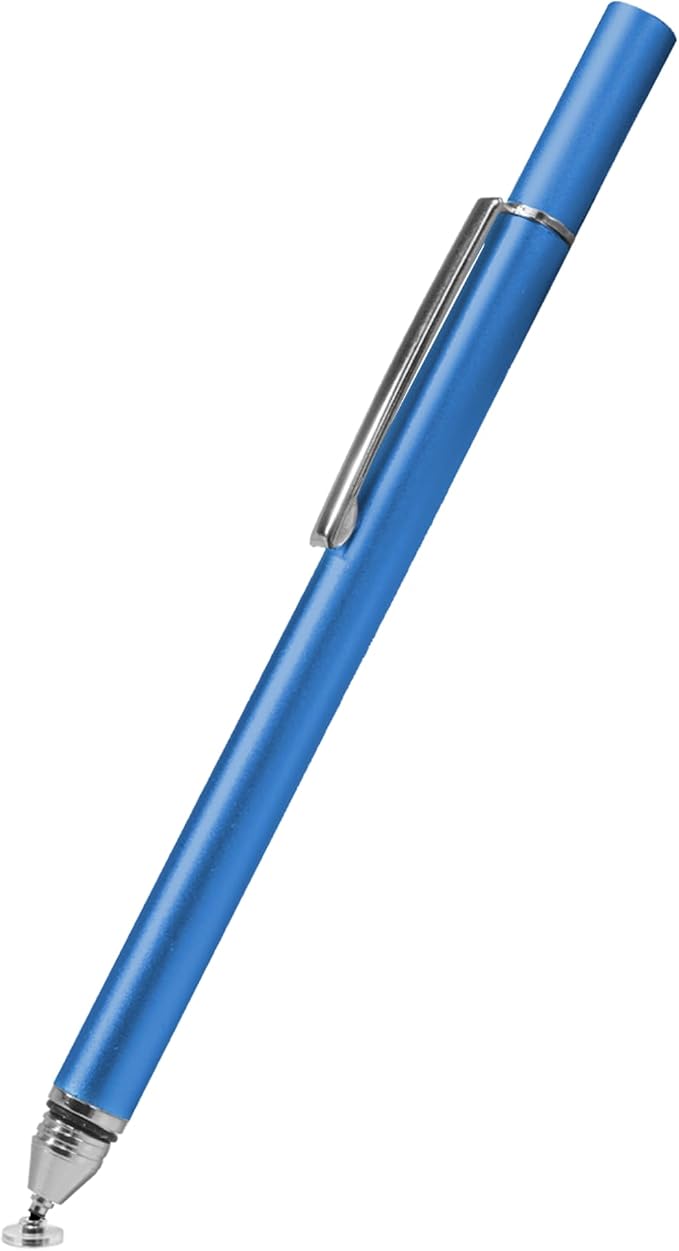 BoxWave Stylus Pen Compatible with Acer Chromebook Spin 512 (R853TA) - FineTouch Capacitive Stylus Super Precise Stylus Pen - Lunar Blue