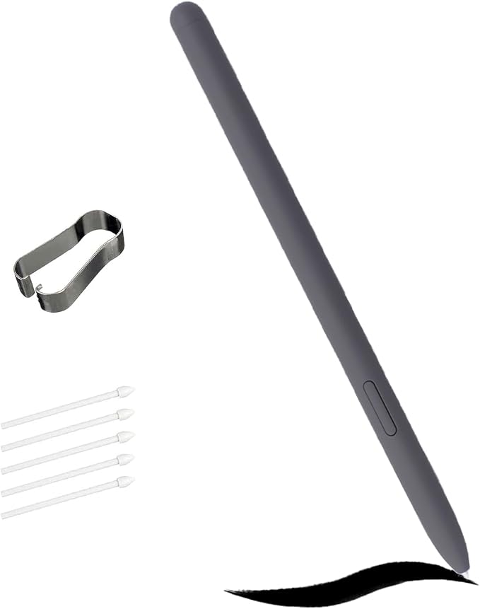 Beige Galaxy Tab S9 FE S Pen for Samsung Galaxy Tab S9 FE Stylus Pen Replacement 4096 Pressure Levels with Free 5 Tips