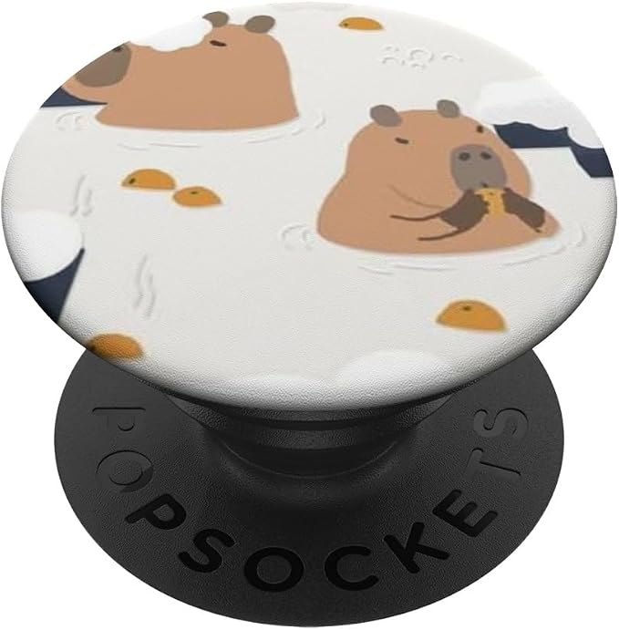 Floating Capybara PopSockets Adhesive PopGrip