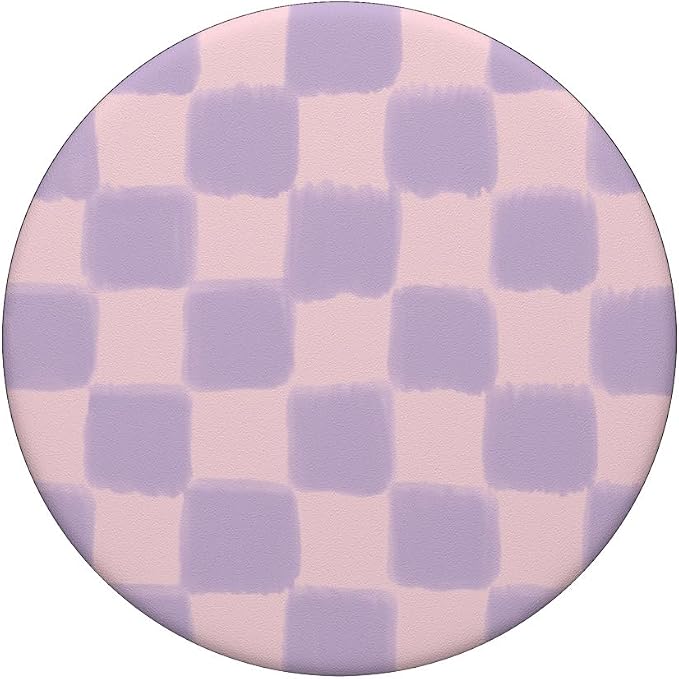 PopSockets Phone Grip – Pink &amp Purple Checker PopSockets Adhesive PopGrip