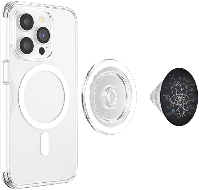 Atomic Nuclear Science and Physics Blackboard PopSockets Adhesive PopGrip