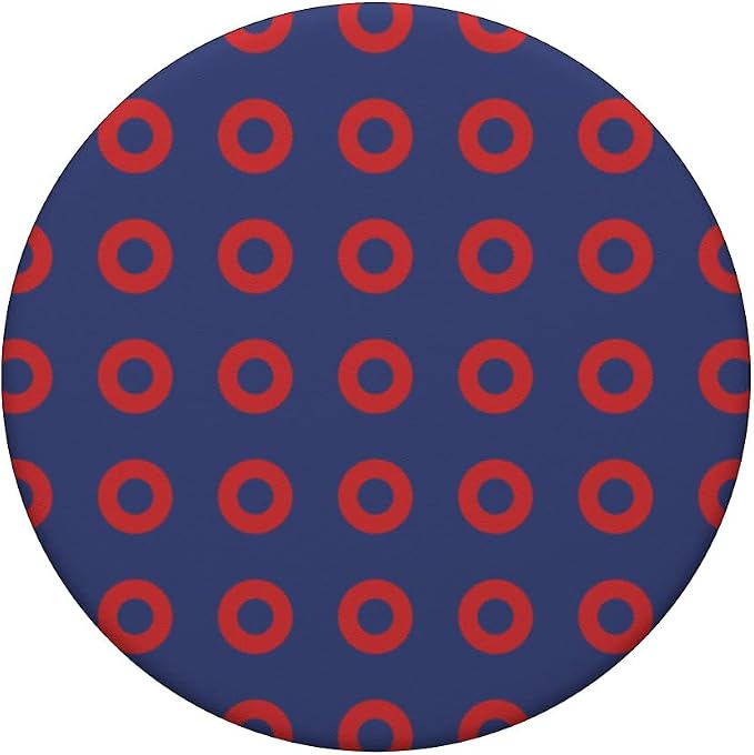 Phish Donut Pattern | Fishman Dress (Alternate Design) PopSockets Standard PopGrip