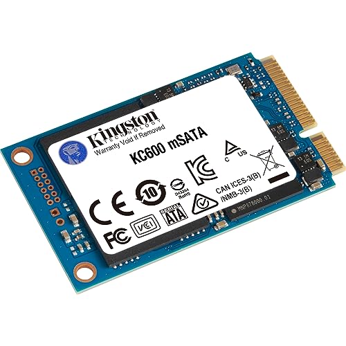 Kingston 1024G KC600 SATA3 mSATA SSD | SKC600MS/1024G