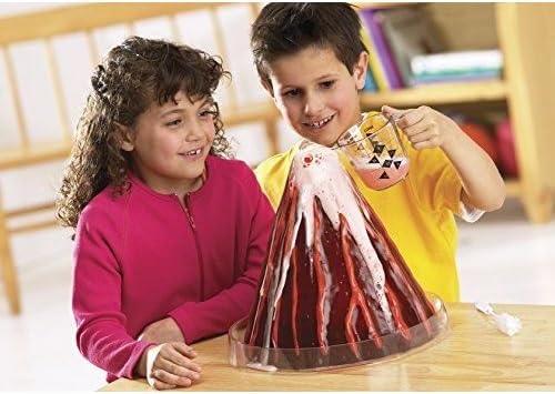 Learning Resources Erupting Cross-Section Volcano Model - Educational Science Projects Kits for Kids, STEM, Chemistry for Students, Classroom and Teacher Must Haves, Back to School Experiments