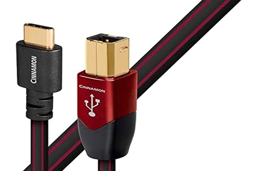 AudioQuest Cinnamon USB B to Type C Cable 1.5m USB B to C Cable