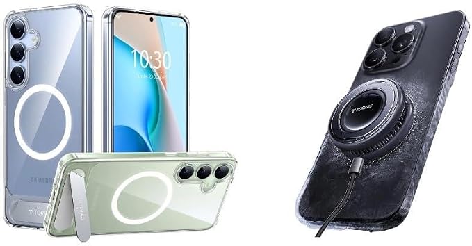 TORRAS PolarCircle Qi2 Mag-Safe Charger &amp Magnetic Case — Buy Together to Save 15%