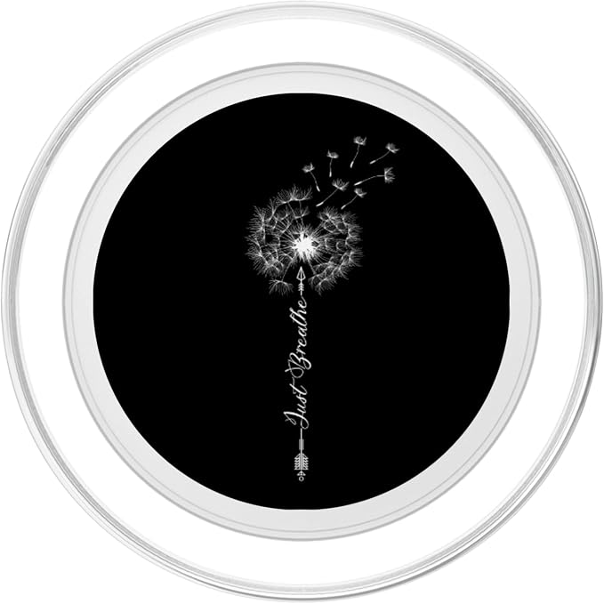 Cute Just Dandelion Tattoo Design Arrows Breathing Strike PopSockets Adhesive PopGrip