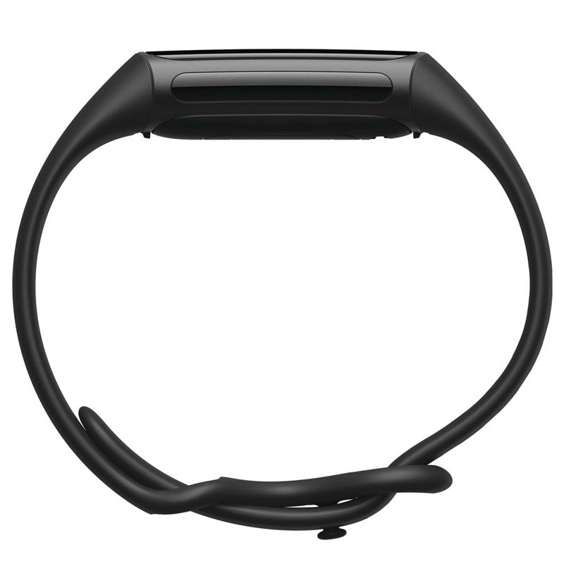 Fitbit Charge 5 Advanced Fitness & Health Tracker with Built-in GPS, Stress Management Tools, Sleep Tracking, 24/7 Heart Rate and More, Black/Graphite, One Size (S &L Bands Included) (Renewed)