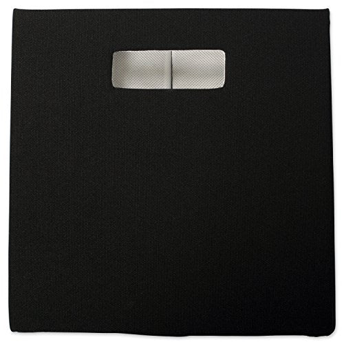 DII Poly-Cube Storage Collection Hard Sided, Collapsible Solid, Large, Black - color: Black, size: Large Square, 13x13x13"