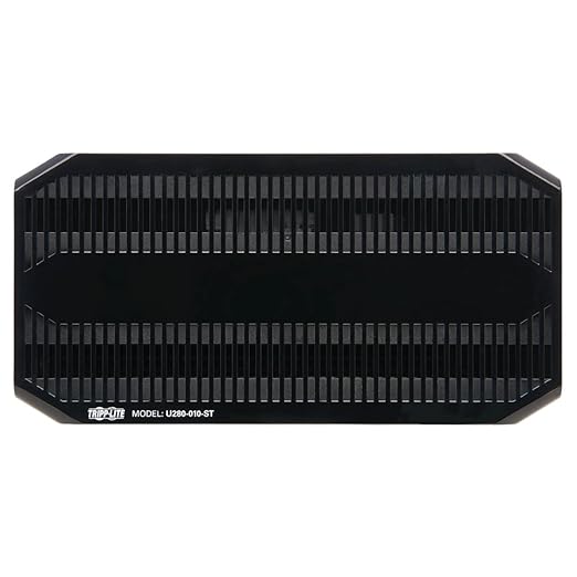 Eaton Tripp Lite Series USB Charging Station for Multiple Devices, 10-Port Portable Multi USB Device Dock with Storage Slots for Phone Apple iPhone Tablet iPad & Laptops, 2.4A Per Port (U280-010-ST)