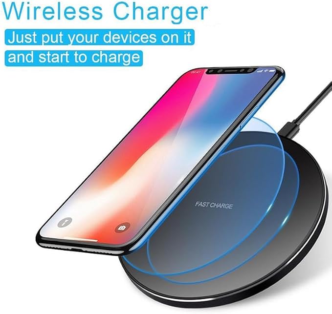 Wireless Charger Fast 7.5W and 10W Compatible with Motorola Edge Plus (202320222020) Charging Pad Slim