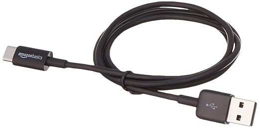 Amazon Basics USB-C to USB-A 2.0 Male Cable - 3 feet (0.9 meters) - Black 24 Pack of 5 120 count total Black