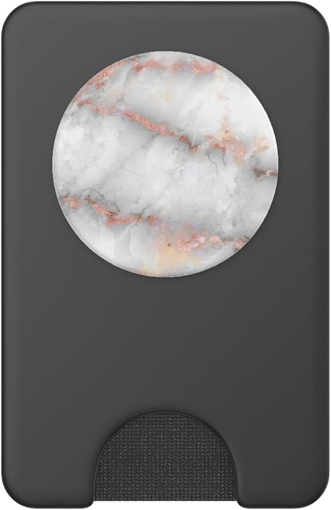 White &amp Rose Gold Marble PopSockets PopGrip: Swappable Grip for Phones &amp Tablets PopSockets Adhesive PopGrip