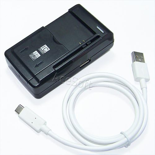 Universal Battery Charger Travel Dock Home Micro USB 3.1 Reversible Data Cable Cord 3ft Compatible with ZTE Imperial Max Z963U Smartphone