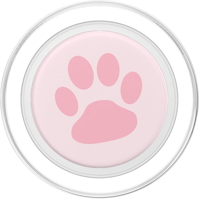 Pink Paw Print PopSockets Adhesive PopGrip