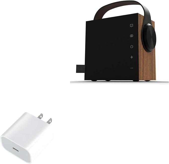 BoxWave Charger Compatible with Morel Biggie - PD GAN miniCube (30W) 30W Tiny PD GAN Type-C Wall Charger - Winter White