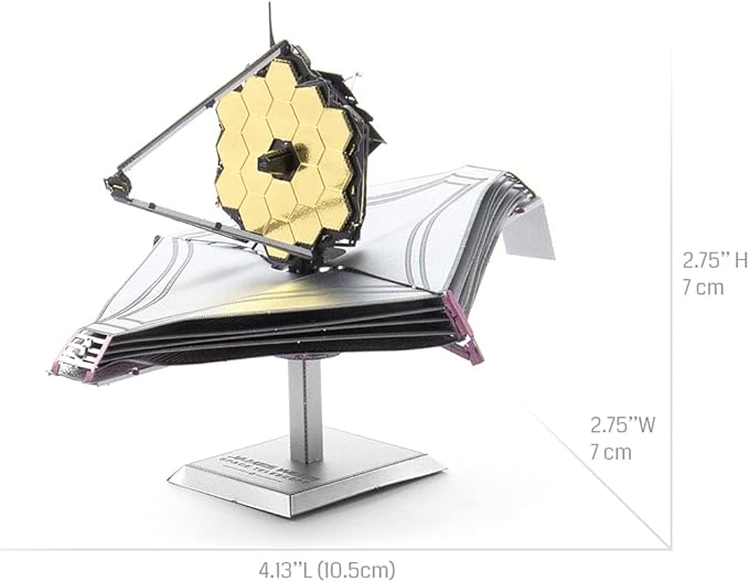 Metal Earth James Webb Space Telescope 3D Metal Model Kit Fascinations