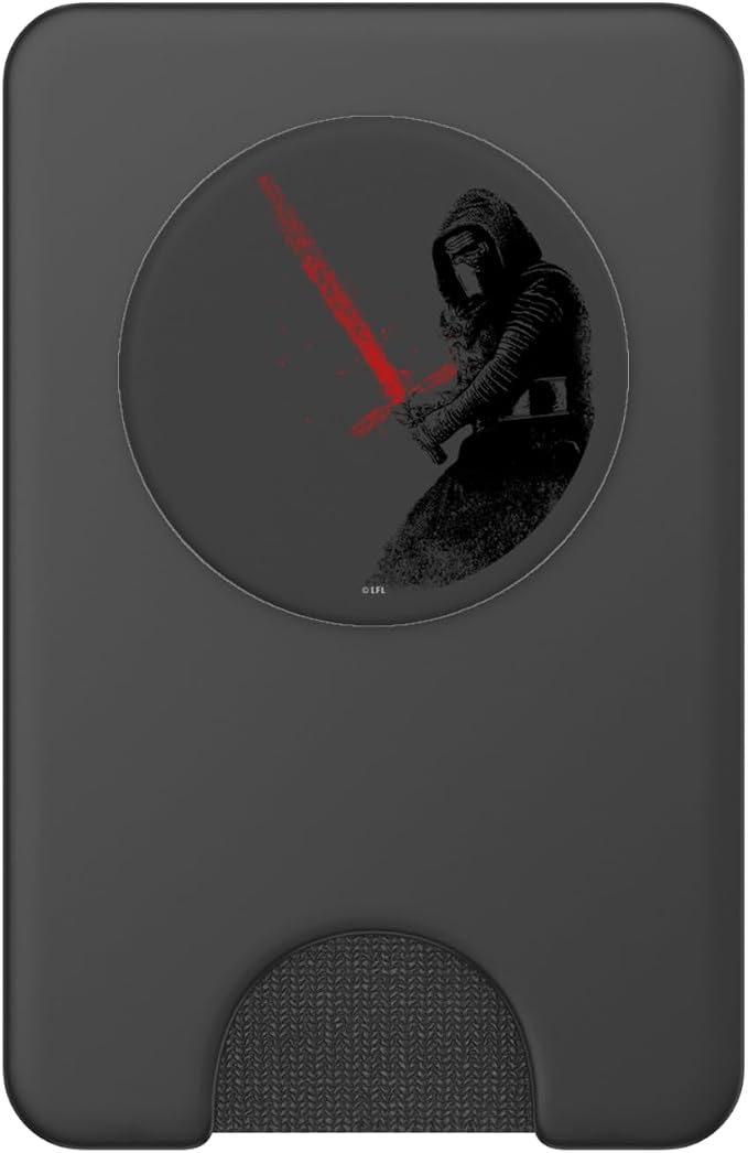 Star Wars Kylo With Red Lightsaber Distressed Art PopSockets Adhesive PopGrip