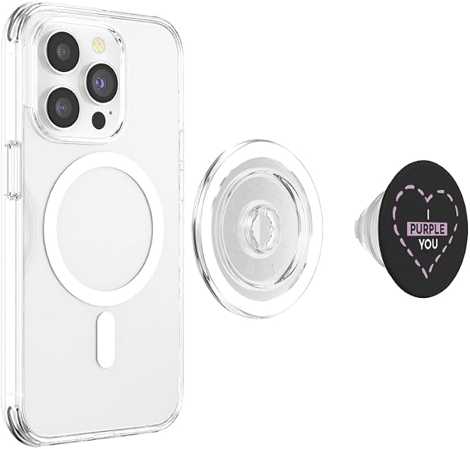 I Purple You Phone Grip Design for Kpop Fans PopSockets Adhesive PopGrip