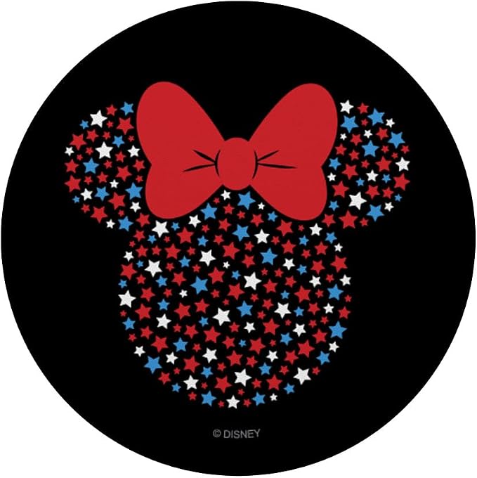 Disney Minnie Mouse Red White Blue Stars 4th of July PopSockets Standard PopGrip