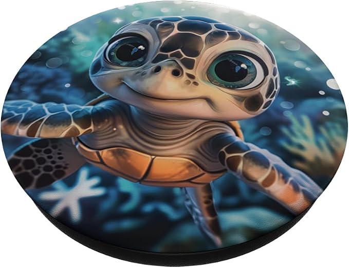 Baby Sea Turtle PopSockets MagSafe PopGrip for iPhone