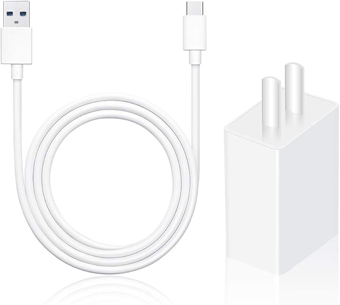 Upgraded Rapidly Charging Home Multi Function Wall USB Power Adapter Fast Charging Durable Type C USB-C Male to USB 2.0 Cable 3 Feet/1M Compatible with Samsung Galaxy Note 8 SM-N950U