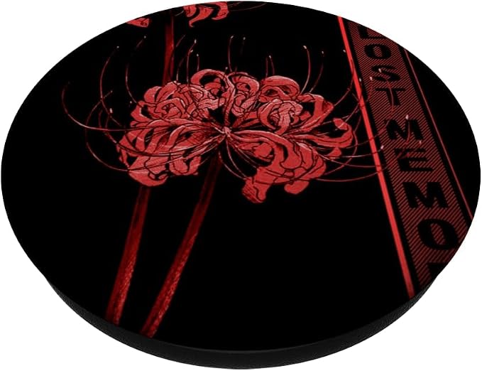 Japanese Spider Lily Soft Grunge Anime Aesthetic Flower PopSockets Adhesive PopGrip