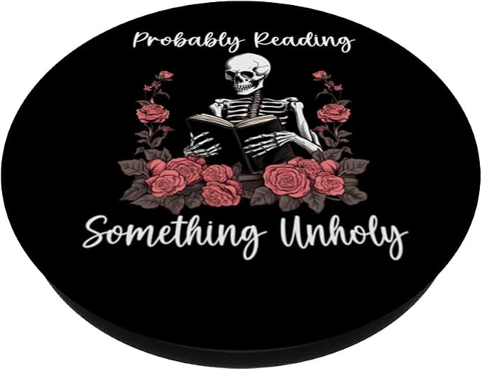 Smutty Book Smutt Probably Reading Something Unholy Romance PopSockets Adhesive PopGrip
