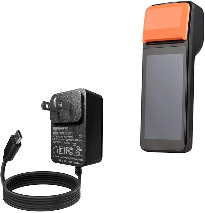 BoxWave Charger Compatible with Irfora H5 (5 in) - Wall Charger Direct (15W) Rapid Charge Your Device with Built-in 3ft Cable