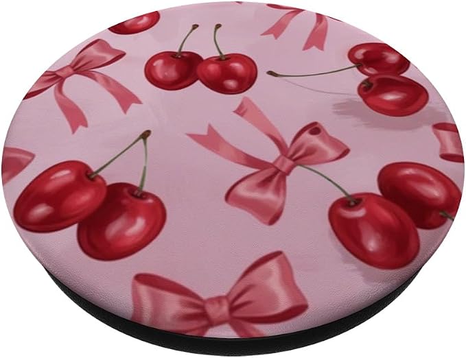 Cute Pink Cherry PopSockets Adhesive PopGrip