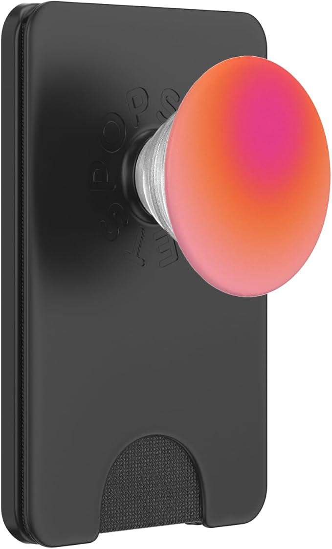 Pink and Orange Gradient Cute Aura Aesthetic PopSockets Adhesive PopGrip
