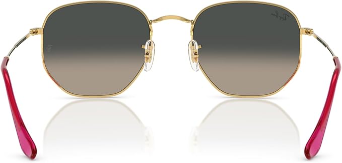 Ray-Ban unisex-adult Rb3548n Hexagonal Flat Lens Hexagonal Sunglasses