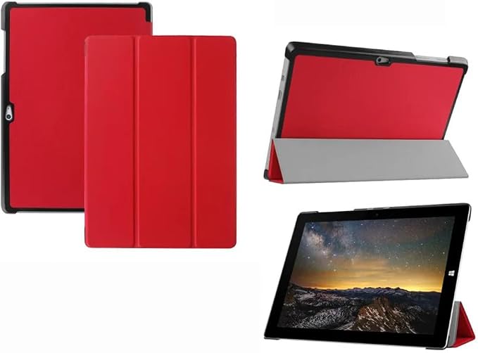 Tablet Cover for Microsoft Surface 3 10.8 (2015 Release) Ultra Slim Folio Stand Lightweight Sleep/Wake Up Leather Case for Microsoft Surface 3 1645 1657 10.8 inch (KST-Dark Blue)