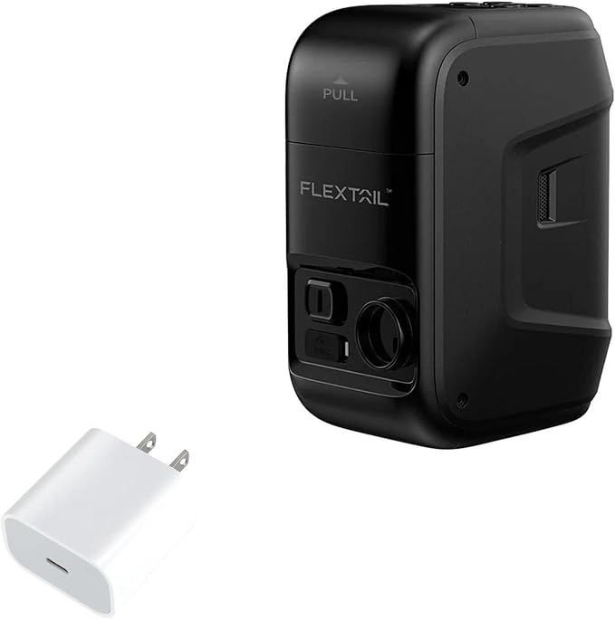 BoxWave Charger Compatible with Flextail Max Boat Pump - PD GAN miniCube (30W) 30W Tiny PD GAN Type-C Wall Charger - Winter White