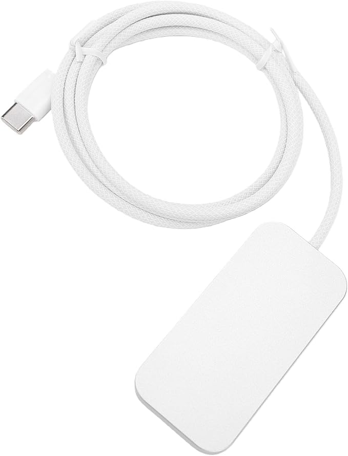 Jiawu Magnet Wireless Charger 27W Fast Charging Magnet Alignment Slim Design with USB C Cable for Pro 12.9 3rd 4th 5th 6th M3 Tablet (2m)
