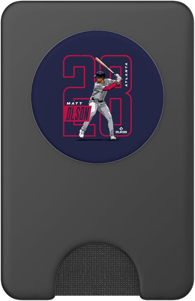 Matt Olson | Atlanta Baseball MLB Players | MLBOLS4025-S PopSockets PopGrip for MagSafe