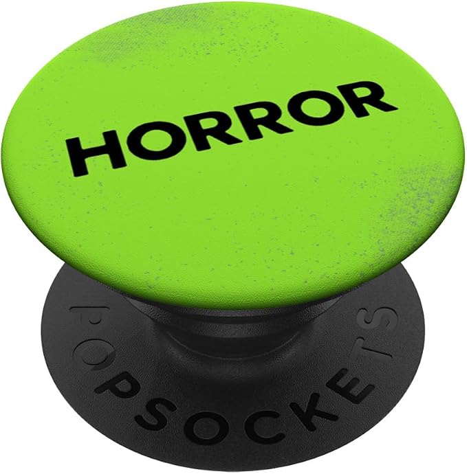 VHS Horror Movie Rental Logo - 80s VCR Collector PopSockets Adhesive PopGrip