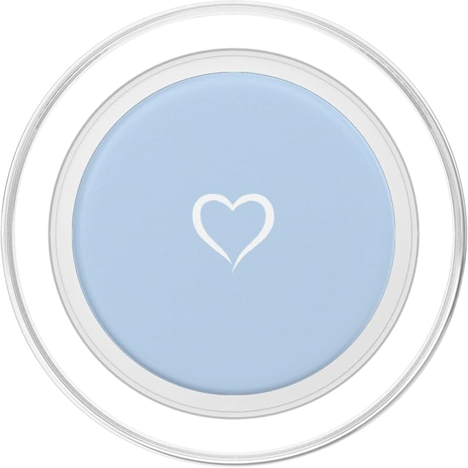 Baby Blue / Pastel Blue Hand Drawn Heart Love Minimalist PopSockets Swappable PopGrip