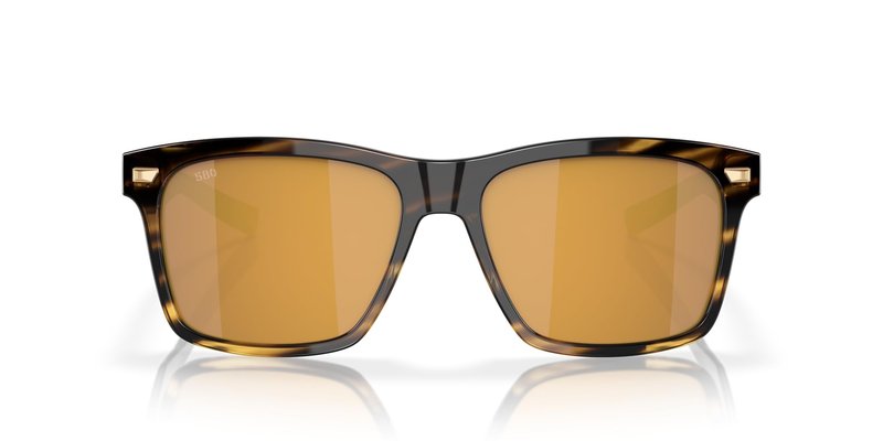 Costa Del Mar Aransas Sunglasses, Tortoise/Gold Mirrored 580G, 58 mm