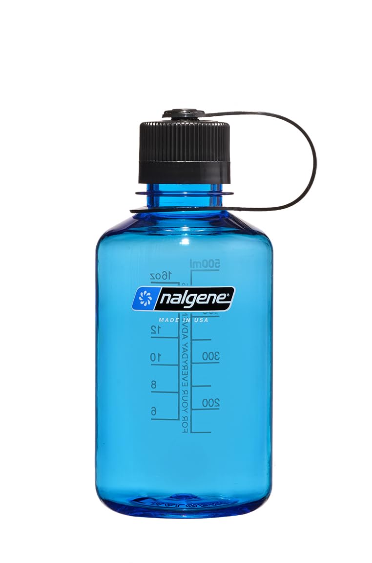Nalgene 16 oz Narrow Mouth Water Bottle, Slate Blue