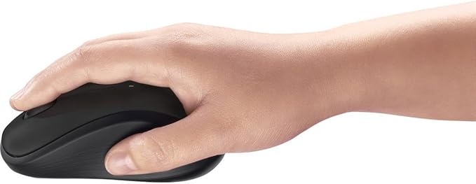 Logitech Wireless Mouse M310 (Black) (Renewed)