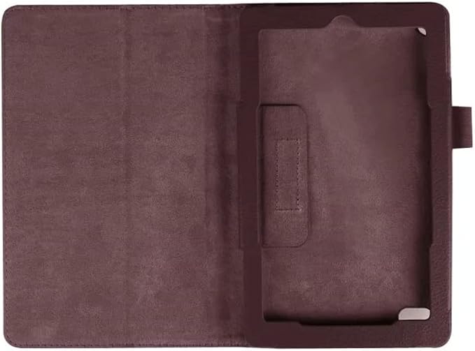 Tablet Cover for Amazon Kindle Fire 7 5th Generation(Model:SV98LN2015 Release)Ultra Slim Folio Stand Lightweight Leather Case for Kindle Fire HD7 5th Gen 7 (Li-Brown)