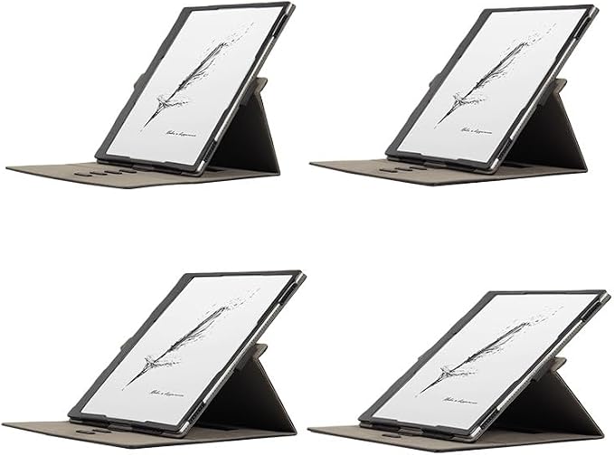 Case Compatible with Fro BOOX Note Max Tablet 13.3inch Tablet Case e-Book Folding Stand Protective Cover with Pencil Holder and Wrist Strap Full Protectio (Note Max/Tab X C/T13C 13.3 2024)
