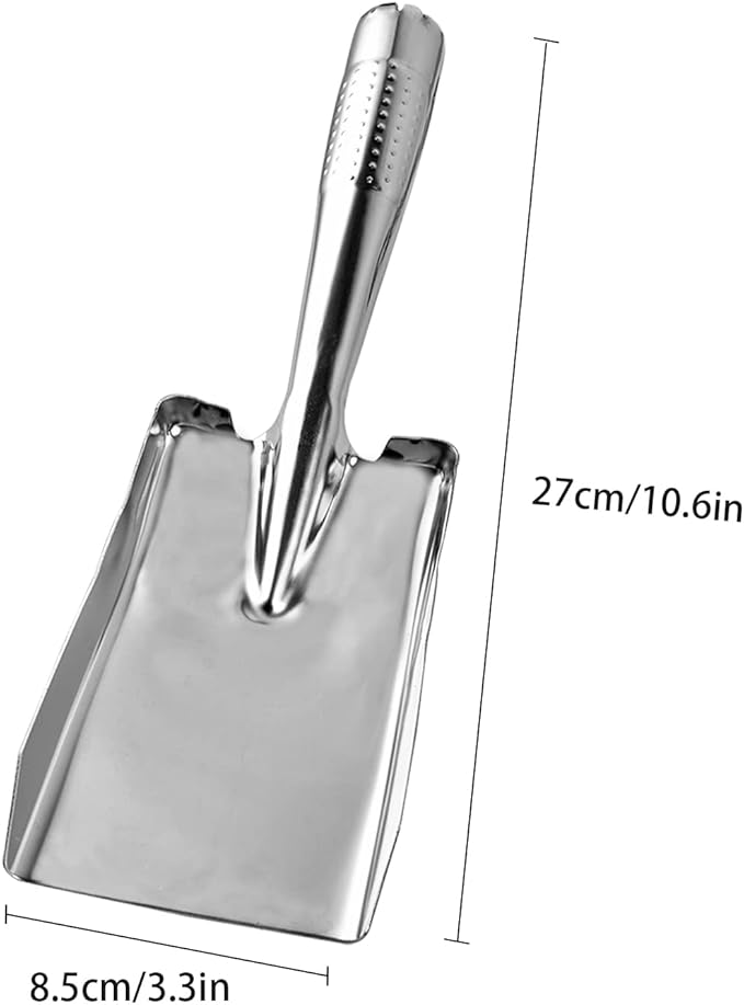 Garden Shovel Trowel Hand Shovels, Stainless Steel Gardening Tools for Transplanting Weeding Moving and Smoothing Digging Planting (3)