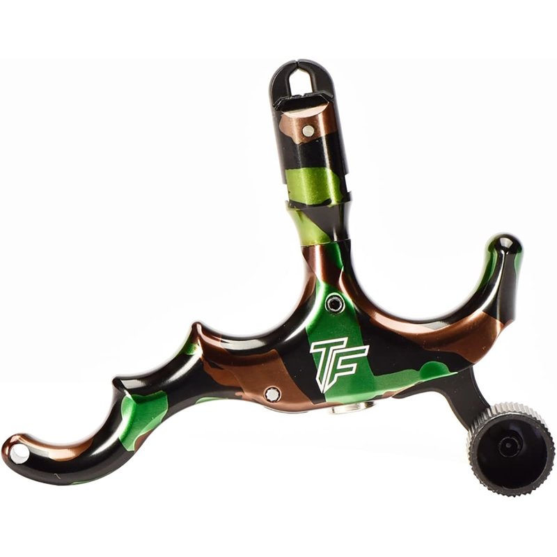 Tru-Fire Edge 4-Finger Aluminum Hand Held Camo Archery Bow Release