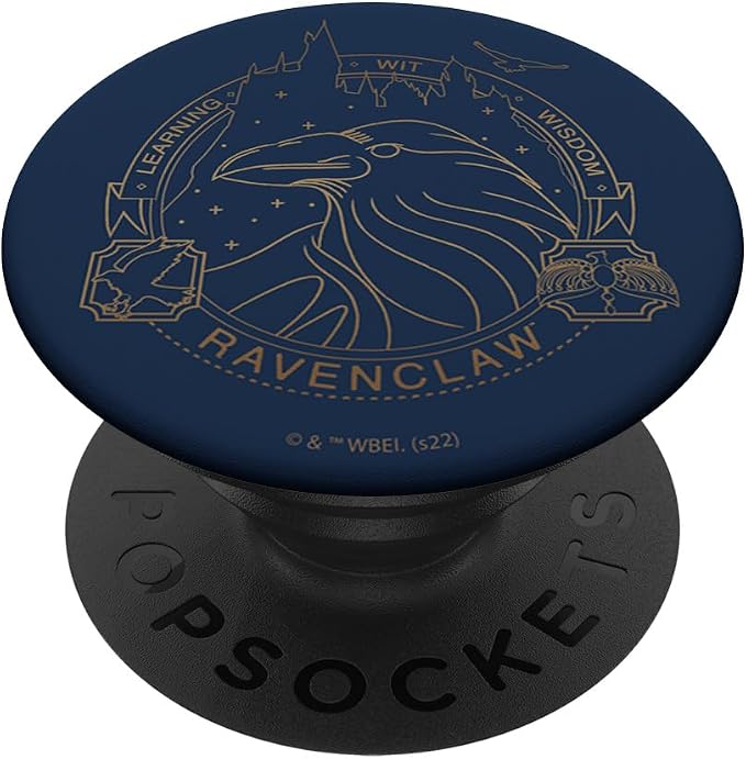 Harry Potter Ravenclaw Line Art Logo PopSockets Adhesive PopGrip