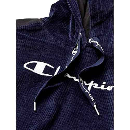 Champion Women's Corduroy Cropped Po Hood W/Reverse Weave