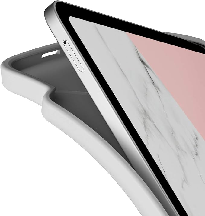 i-Blason Cosmo Case for New iPad Pro 12.9 Inch (2022 2021 2020 Release) Full-Body Trifold Stand Protective Case Smart Cover with Auto Sleep/Wake &amp Pencil Holder (Marble)