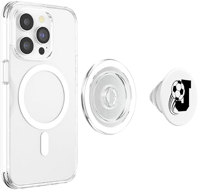Soccer Pop Socket - Soccer Popsocket - Letter J PopSockets Adhesive PopGrip
